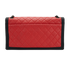 Two Tone Flap, &pound;2,600, Handbags, Black/Red, Leather, Back view
